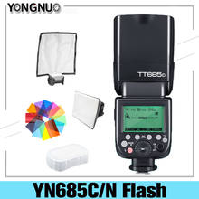Yongnuo-flash para câmeras, yn685, yn685c, yn685n, hss, ttl e ittl, sem fio, 2.4g, suporte para canon, nikon, yn560iv autêntico, rf603 ii 2024 - compre barato