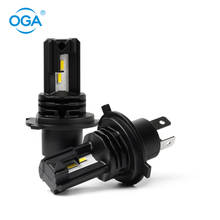 OGA 2PCS H4 LED Headlight Bulb 9003 HB2 Hi/Lo Beam Car Light 1:1 Mini Fanless Auto Headlamp 8000LM 40W  6000K Car Accessories 2024 - buy cheap