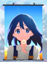 Japão imagem decorativa anime tamako mercado midori tokiwa & kitashirakawa tamako & asagiri shiori decoração de casa parede cartaz do rolo 2024 - compre barato