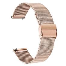 Correa de pulsera magnética para xiaomi Huami Amazfit Bip, pulsera Milanese Loop para Samsung Galaxy Watch Active de 42MM y 46mm 2024 - compra barato