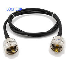 Cabo coaxial uhf, conector macho rg58, plugue de alta frequência para uhf, plugue pl256 coax rg58, cabo rabo de porco, jumper cable1m 3m 6m 9m 12m 15m 20m 2024 - compre barato