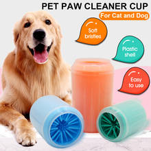 Escova limpa portátil da arruela do pé para cães dos gatos, 3 tamanhos limpador macio das cerdas do silicone da pata do cão 2024 - compre barato