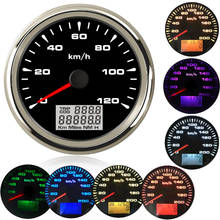 85mm boat car gps speedometer Car Marine Boat GPS Speed Odometers LCD Display Gauge 9~32V with 7colors Backlight for BMW e60 e46 2024 - купить недорого