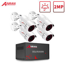Система видеонаблюдения ANRAN, 4 канала, 1080P, AHD, DVR, ИК ночное видение, комплект камеры AHD 2024 - купить недорого