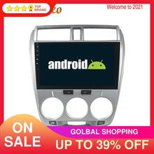 Radio con GPS para coche, reproductor Multimedia con Android 9, RHD unidad principal, tablero, IPS, DSP, sin reproductor de DVD, para Honda City 2008-2014 2024 - compra barato