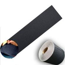 110cm*25cm Skateboard Sandpaper Professional Black Skateboard Deck Sandpaper Grip Tape 2024 - buy cheap