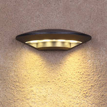 Luz LED de aluminio impermeable para porche, candelabro de decoración de puerta delantera, para exteriores, jardín, AC85-265V 2024 - compra barato