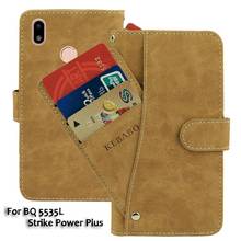 Vintage Leather Wallet BQ 5535L Strike Power Plus Case 5.45" Flip Luxury Card Slots Cover Magnet Stand Phone Protective Bags 2024 - buy cheap