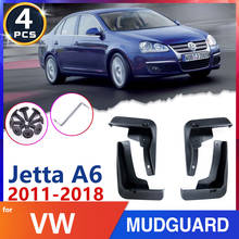 Guardabarros de coche para Volkswagen VW Jetta A6 5C6 Mk6 6 2011 ~ 2018 2012 2016 2017, protector contra salpicaduras, accesorios para automóviles 2024 - compra barato