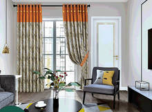 American Casual Paris Blackout Curtain Solid Color Jacquard Blackout Curtains For Living Room And Bedroom 2024 - buy cheap