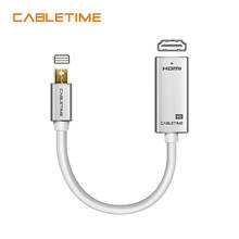 Cabletime Mini Display port to HDMI-Compatible Adapter M/F 1080P Thunderbolt to HDMI-Compatible for MacBook Pro Air iMac N169 2024 - buy cheap