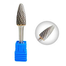 SF-5 Tungsten Carbide Burr File .47 Inch Head with 6mm Shank Tree Radius Shape Metalworking Bit for Rotary Die Grinder,1pcs 2024 - buy cheap