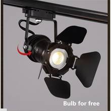 Retro Track Lights LED Wall Tracking Lighting Rail Ceiling Lamps Clothing Shoes Shops Stores Loft RH Rural Industrial Spot Lamp 2024 - buy cheap