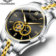 GUANQIN Design Brand Luxury Men Watches Automatic Japan Watch Men Tungsten steel Waterproof Business Sport Mechanical Wristwatch 2024 - buy cheap