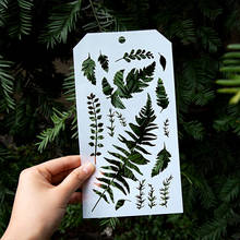 Creative Misty Forest Drawing Template Leaves Hollow out Template Stationery DIY Drawing Figure Ruler Painting Scratch Paper 2024 - buy cheap