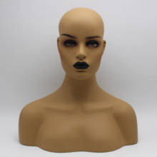 Черная губная помада женский манекен из стеклопластика голова бюст для парика дисплей 2024 - купить недорого