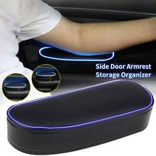 Car Side Door Elbow Rest Box With Ambient Light Universal Side Door Armrest Storage Organizer Anti-fatigue Elbow Support Case 2024 - buy cheap