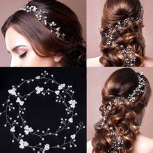 Moda noiva casamento headdress artesanal resina floral falso pérola acessórios para o cabelo hairpin ornamentos 2024 - compre barato