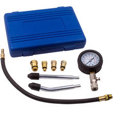 8 pçs motor do carro cilindro de compressão pressão tester spark plug adaptador kit ferramenta 2024 - compre barato