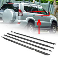 4 Uds coche de burletes de frente la puerta trasera cinturones sello para Toyota Land Cruiser 120 Prado 2003-2009 para Lexus GX470 2003-2009 2024 - compra barato