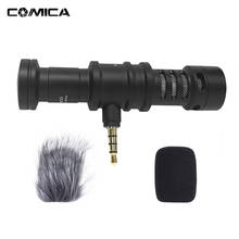 COMICA CVM-VS08 Professional Video Microphone Metal Directional Condenser Microphones Shotgun for iPhone iPad Huawei Smartphones 2024 - buy cheap