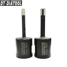 DT-DIATOOL 2pcs 6mm+8mm M14 Diamond Wet Welded Solid Segments Drilling Core Bits Drill Bits Hole Saw For Granite Stone  Marble 2024 - купить недорого