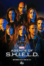 Agentes de S.H.I.E.L.D. Temporada 6 serie de TV Show Shield, tela de seda, póster de pared, decoración artística, pegatina brillante 2024 - compra barato