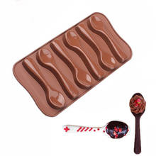 Silicone Cake Mold Spoon Shaped for Chocolate Biscuit Candy Jelly DIY Dessert Baking Moulds Kitchen Bakeware Decorating Tools 2024 - buy cheap