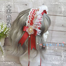 Lolita Hair Band BNT Bow Hair Band KC Barrettes Bride Tea Angel Street Angel Handle Small Accessories 2024 - buy cheap