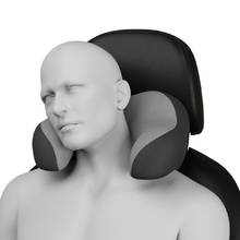 Descanso de cabeça de carro universal, travesseiro de espuma de memória para descanso de cabeça e pescoço, suporte para sono na cabeça, náilon elástico telescópico 2024 - compre barato