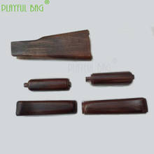 Tácticas de deportes al aire libre AK Brasil pear wood guard Fabricación de puntas de madera CP AK105 74M piezas de pistola de balas de agua Modelo de juguete QD18.2 2024 - compra barato