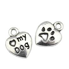 High Quality 20pcs Loving Paw Charms Pendant For Bracelet Earrings Jewelry Diy Accessory 2024 - buy cheap