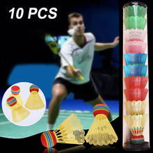 Bolas de badminton para diversas atividades, bolas multicolor para diversas atividades ao ar livre, esportes, duráveis, acessórios de badminton e badminton em 10 peças 2024 - compre barato