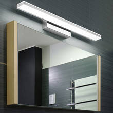 Luminária led espelhada para parede de banheiro, 200v-240v, à prova d'água, moderna, para armário, iluminação para casa, 8w, 42cm, 52cm 2024 - compre barato