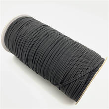 3mm 7mm 10mm 5yards/Lot Black High Elastic Sewing Elastic Band Fiat Rubber Band Waist Band Stretch Rope Elastic Ribbon 2024 - buy cheap