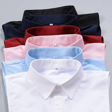 Camisa branca destacável e elegante, camisa social com colarinho falso, lapela, camisa falsa, colarinho, meia camisa removível preta 2024 - compre barato