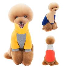 Warm Pet Dog Clothes Splicing Fleece Sweater Warm Dog Cotton Clothes Cool Hoodie Soft Puppy Chihuahua Sweatshirt Dogs Costume 2024 - buy cheap