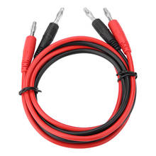 Cable de prueba P1041, conector Banana de 4mm a conector Banana, multímetro, 2 uds. 2024 - compra barato