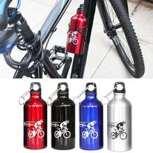 Botella de agua portátil de aleación de aluminio para gimnasio, botella de agua para deportes al aire libre, ciclismo, 500ml 2024 - compra barato