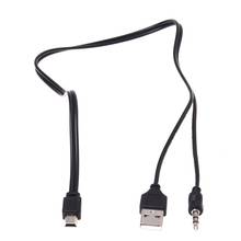 Портативный аудиокабель USB 3,5 мм Aux USB2.0 Male Mini 5 Pin 2024 - купить недорого