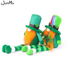 Muñeco de trébol irlandés para el Día de San Patricio, decoración de mesa con bordado de San Patricio, color verde, primavera, para el hogar, 2 uds. 2024 - compra barato