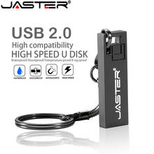 JASTER Mini Cube Metal Silver USB Flash Drive 4GB 8GB 16GB 32GB 64GB Real Capacity Flash Disk 2.0 Custom LOGO Wholesale 2024 - buy cheap