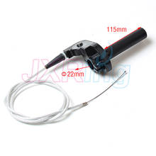 Black CNC Aluminum Acerbs Throttle Grip Quick Twister + Throttle Cable For CRF50 70 110 50cc IRBIS 125 250 Dirt Bike Motorcycle 2024 - buy cheap