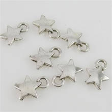 40pcs Antique Silver Alloy Metal Star Charms Pendants DIY Jewelry Findings Accessories 12445 2024 - buy cheap