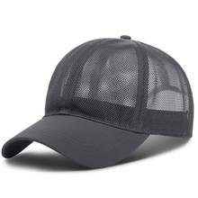 Gorra de béisbol de malla completa para hombre y mujer, gorro de béisbol deportivo de secado rápido con enfriamiento solar, Snapback 2024 - compra barato