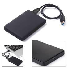 HDD Case Slim Portable 2.5 HDD Enclosure USB 2.0 External Hard Disk Case Sata to USB Hard Disk Drives HDD Case With USB Cable 2024 - compre barato