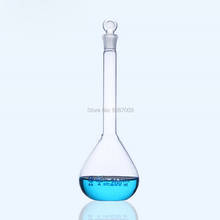 2pcs/lot 5ml to 500ml Lab Clear Glass Volumetric Flask the Long Neck Quantitative Bottle laboratory equipment 2024 - buy cheap