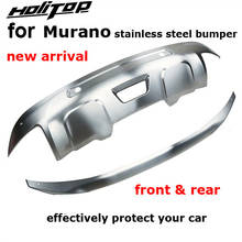 304 stainless steel skid plate bumper protector bull bar for Nissan Murano 2015 2016 2017 2018, 2pcs/set, quality supplier 2024 - buy cheap