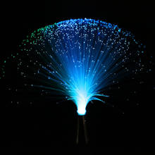 Светодиодная лампа из оптического волокна, меняющая цвет, семь цветов 2024 - купить недорого