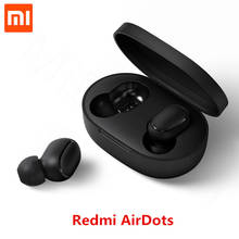 TWS наушники Xiaomi Mi Redmi AirDots, оригинальные беспроводные наушники Bluetooth 5.0, стереонаушники с шумоподавлением, наушники с микрофоном и глобальной прошивкой 2024 - купить недорого